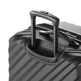 SwissGear Lightweight Expandable Spinner, Black Wave, 3 - Piece Set
