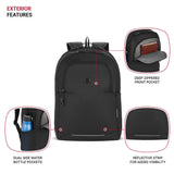 SwissGear Orientation Laptop Backpack, Black, 17"x12"x7"