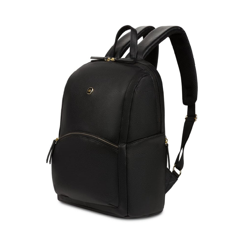 SwissGear Serenity Luxe Women's Laptop Backpack, Laptop Bag Fits Most 13 - Inch Laptops, Black, 16 Inches