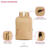 SwissGear Serenity Luxe Women's Laptop Backpack, Laptop Bag Fits Most 13 - Inch Laptops, Taupe, 16 Inches