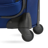 SwissGear Sion Softside Expandable Luggage – Large Checked Suitcase with 360 Degree Wheels & Retractable Handle – 29 Inch, Perfect for 7 - 9 Night Trips – Blue