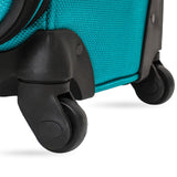 SwissGear Sion Softside Expandable Luggage – Large Checked Suitcase with 360 Degree Wheels & Retractable Handle – 29 Inch, Perfect for 7 - 9 Night Trips – Teal