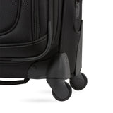 SWISSGEAR Sion Softside Expandable Spinner Luggage Durable Lightweight Travel Suitcase, Black, 3 - Piece Set (21/25/29)