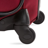 SWISSGEAR Sion Softside Expandable Spinner Luggage Durable Lightweight Travel Suitcase, Burgundy, Checked - Large 29 - Inch