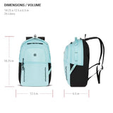 SwissGear Versa Laptop Backpack, Clear Sky 18.25"x12.5"x6.25"