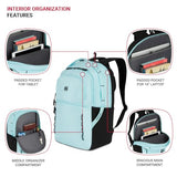 SwissGear Versa Laptop Backpack, Clear Sky 18.25"x12.5"x6.25"