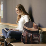 SYJTGDE Half Printed Backpack Horse Saddle With A Cowboy Hat Wild A High - end And Fashionable Backpack Perfect for Travel And Work.