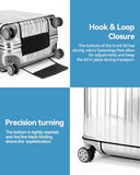 T Tersely Clear PVC Suitcase Cover Protectors 20 Inch Suitcase Covers for Luggage - Waterproof Dustproof and Anti-Scratch 20 Inch Luggage Cover (20inch)