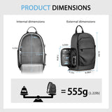 TAAOKA Camera Sling Bag for Photographer– Waterproof Crossbody Camera Bag with Fast Access Pockets, Thick Shockproof Photography Backpack with Tripod Holder, DSLR camera bag for Nikon/Sony/Canon