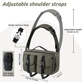 TAAOKA Camera Sling Bag,DSLR Camera Bag with Tripod Holder,Waterproof Camera Shoulder Crossbody Bag for Photographers(Green)