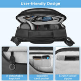 TAAOKA Camera Sling Bag,Waterproof Camera Case with Tripod Holder,Lightweight DSLR/SLR/Mirrorless Camera Bags Crossbody for photographers - Black