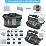 TAAOKA Camera Sling Bag,Waterproof Camera Case with Tripod Holder,Lightweight DSLR/SLR/Mirrorless Camera Bags Crossbody for photographers - Black