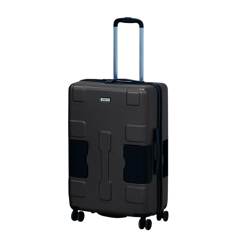 TACH Patented Connecting Hard Shell Carry - On | Roll Connected Units Right to Your Seat | Connect and Disconnect in Seconds | Rolling Suitcases - Black