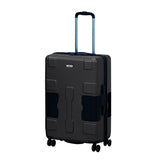 TACH Patented Connecting Hard Shell Carry-On | Roll Connected Units Right to Your Seat | Connect and Disconnect in Seconds | Rolling Suitcases - Black