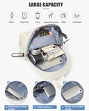 Tactical Backpacks Small Sling Bag Crossbody Backpack Shoulder Bag for Men Women, Multipurpose Anti - Theft Cross Body Chest Bags, One Strap Backpack for Walking Biking Travel Cycling Off White
