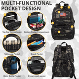 Tactical Double Deck Cooler Backpack for Men,Large Lunch Backpack with 2 Compartment,Soft Coolers Bag Water - Resistant Leak Proof Coolers Bag Beach Picnic