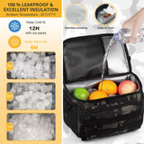 Tactical Double Deck Cooler Backpack for Men,Large Lunch Backpack with 2 Compartment,Soft Coolers Bag Water - Resistant Leak Proof Coolers Bag Beach Picnic