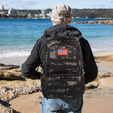 Tactical Double Deck Cooler Backpack for Men,Large Lunch Backpack with 2 Compartment,Soft Coolers Bag Water - Resistant Leak Proof Coolers Bag Beach Picnic