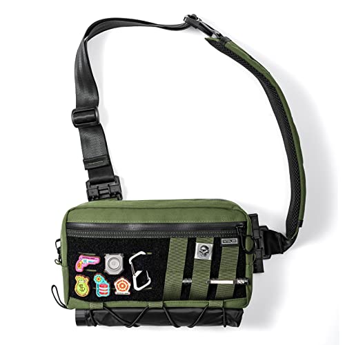 TACTICAL_GEEK Cache L3 EDC Sling Bag Chest, Lightweight Shoulder Daypack, 500D Nylon, Travel Hiking Concealed Carry,Crossbody Bag, | Backpacks4Less
