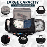 Tactical Gym Bag for Men，50L Large 3 in 1 Sports Duffle Bag with Shoes Compartment for Travel,Water Resistant Travel Backpack Weekender Overnight Bag with Wet Pocket for Women