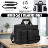 Tactical Laptop Bag for Men,17 In Military Messenger Bag Briefcase Backpack