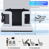 TANGCORLE Vacuum Seal Travel Backpack 45L Expandable Air Compression System Water Resistant 17 Inches Laptop Backpack for Women & Men with USB Charging Port - Vacuum Pump Included