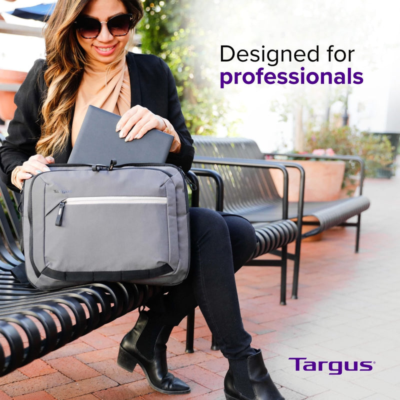 Targus 13 - 14" City Fusion Convertible Sling Messenger Bag, Black (TBM571GL)
