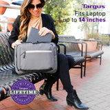 Targus 13 - 14" City Fusion Convertible Sling Messenger Bag, Black (TBM571GL)