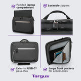 Targus 13 - 14" City Fusion Convertible Sling Messenger Bag, Black (TBM571GL)