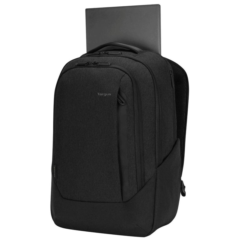Targus 15.6" Cypress Hero Backpack with EcoSmart, Black - Eco - Friendly Laptop Backpack Designed for Business Travelers, Work, College, Fits up to 15.6" Laptops (TBB586GL)