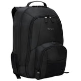 Targus 16 Inch Groove Laptop Backpack, Black - Fits Most Laptops up to 16", Water Resistant Travel Backpack for Business Commuters and Travel (CVR600)