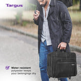 Targus 16 inch Rolling travel laptop case, Black - Travel briefcase and small rolling bag - Spacious foam padded laptop case 16" (TBR003US)