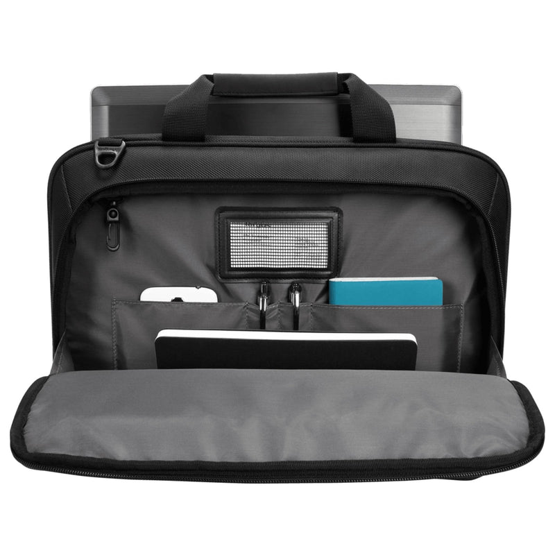 Targus CityLite Laptop Briefcase Shoulder Messenger Bag for 15.6 - Inch Laptop, Black (TBT053US)