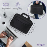 Targus CityLite Laptop Briefcase Shoulder Messenger Bag for 15.6 - Inch Laptop, Black (TBT053US)