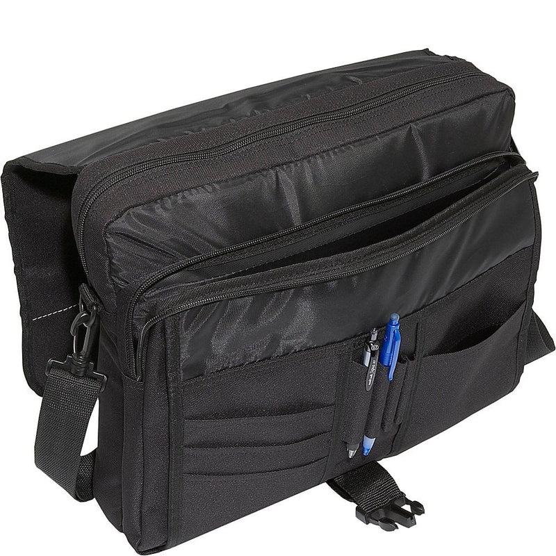 Targus Laptop Carrying Case for 15.6 - Inch Laptops Messenger Slim Case for Men and Women, Bags for HP, Microsoft, Dell, Lenovo, Apple, Black (TCM004US)