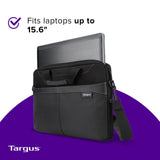 Targus Laptop Slim Briefcase for Laptops up to 15.6 - inches Over - the - shoulder Case for Dell HP Lenovo Apple and Microsoft Laptops Black (TSS898)