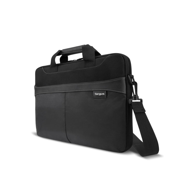 Targus Laptop Slim Briefcase for Laptops up to 15.6 - inches Over - the - shoulder Case for Dell HP Lenovo Apple and Microsoft Laptops Black (TSS898)
