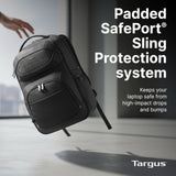 Targus Legend IQ Laptop Backpack Travel Backpack for Laptops up to 16 - Inches Backpack for Men and Women, Black (TSB705US)