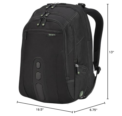 Targus Spruce EcoSmart Travel Laptop Backpack for 17 inch Laptops,… –