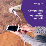 Targus Universal Travel Adapter, International Plug Adapter, Travel Worldwide Power Adapters for Europe, UK, Asia, Africa, LAC, MENA, & USA, Travel Plug Adapter (APK01US1)