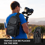 TARION Camera Backpack Sling Bag - 9L Compact Camera Bag 2 - in - 1 Waterproof Crossbody Sling Bag with Side Access & Dual Strap & Raincover for Photographers (TR - S)