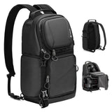 TARION Camera Backpack Sling Bag - 9L Compact Camera Bag 2 - in - 1 Waterproof Crossbody Sling Bag with Side Access & Dual Strap & Raincover for Photographers (TR - S)