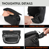 TARION Crossbody Camera Shoulder Bag for Travel - Photography Messenger Camera Bag with Adjustable Padded Strap & Removable Dividers 7L Camera Sling Bag for Photographer Thorner