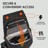 TARION Crossbody Camera Shoulder Bag for Travel - Photography Messenger Camera Bag with Adjustable Padded Strap & Removable Dividers 7L Camera Sling Bag for Photographer Thorner