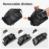 TARION Urban Camera Sling Bag - Waterproof 5.5L Crossbody Bag with Expandable Wet/Dry Separation Pocket & Tripod Strap - XProber
