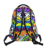 Tarity Cool Graffiti School Backpack For Kids Boys Girls Children Small Travel Bag Students Teenagers Bookbags Novelty Pattern Durable Backpack Laptop Computer Bag