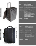 Taskin Aviator | Upright 2 Wheel Expandable Carry on Luggage | Carry On 22 - Inch | Detachable Device Sleeve | Airline Approved Dimensions