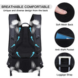 tazbuzo 50L Travel Backpack, Extra Large Backpack, Laptop Backpack for Men, big Backpack, Water Resistant TSA Approved Business Work College School Computer Bag with USB Port, Fits 17 Inch Laptops
