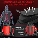TDH Gas Backpack Leaf Blower, 2 - Stroke Handheld Snow Blower with 665 CFM & 205 MPH High Power for Commercial Lawn Care, Yard Debris & Snow Removal,Red