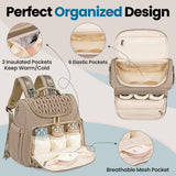 Tealari 4 in 1 Convertible Diaper Bag Backpack,Waterproof Baby Diaper Bag with Changing Pad,Converts into Baby Tote Bag,Diaper Backpack,Stroller Bag and Crossbody Diaper Bag
